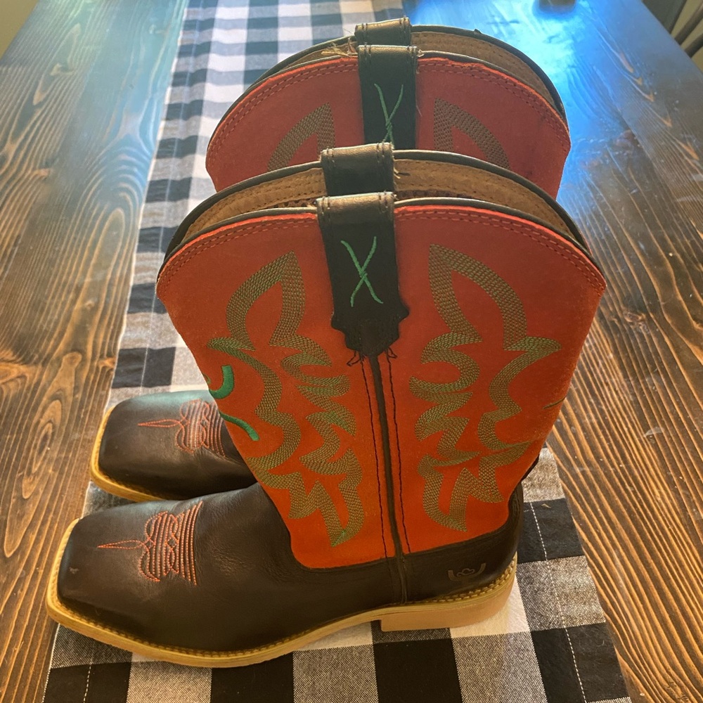 Youth 5M Twisted X Square Toe Cowboy Boots
